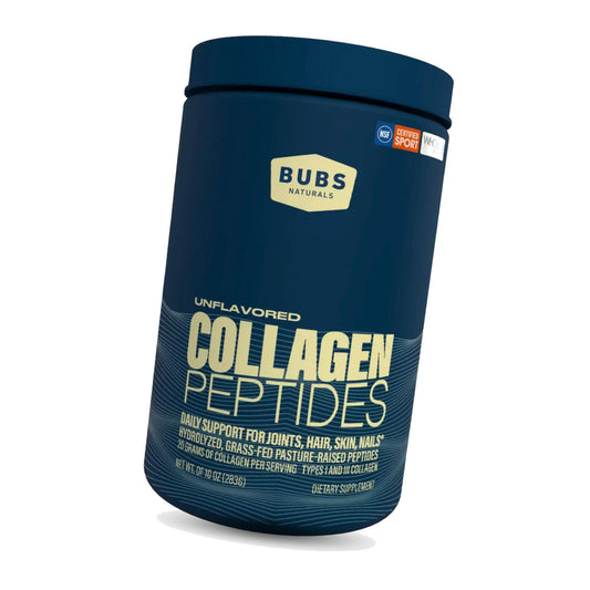 BUBS Naturals Unflavored Collagen Peptides Powder, Best Proteins for Joints & Skin, Pasture Raised Grass Fed, Paleo and Keto Friendly, Whole30 Approved, Non-GMO Dairy & Gluten Free, 10oz, 14 Servings