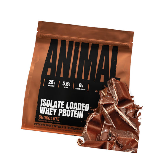 Animal Whey Isolate Protein Powder, 25G High Protein | Chocolate 2LB
