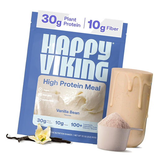 Happy Viking Plant-Based Vegan Protein Powder +100 Superfoods - Vanilla