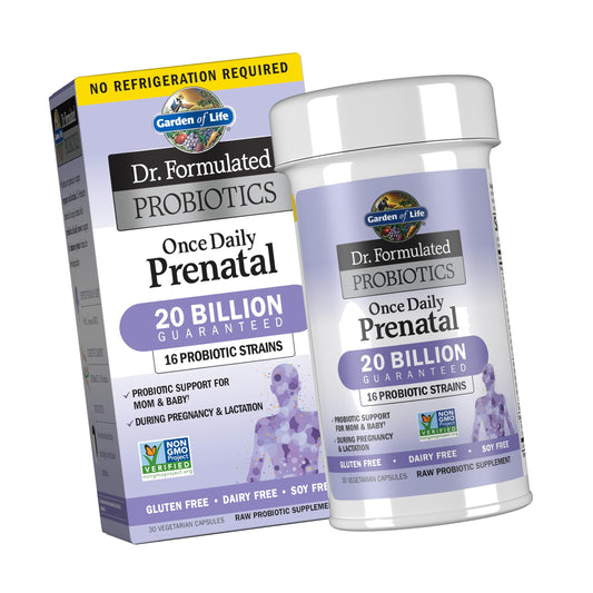 Garden of Life Dr Formulated Prenatal Probiotics, 20B, Shelf Stable, 30ct