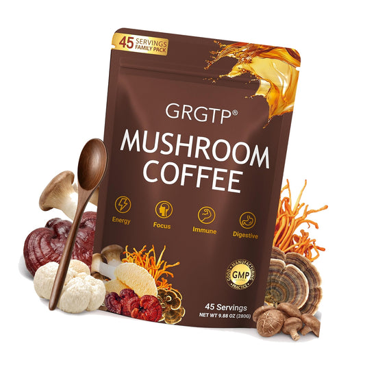 Mushroom Coffee - Superfood Blend with 6 Adaptogens