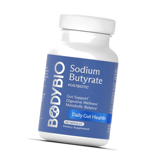 BodyBio Butyrate Sodium- Postbiotic for Gut & Digestive Support