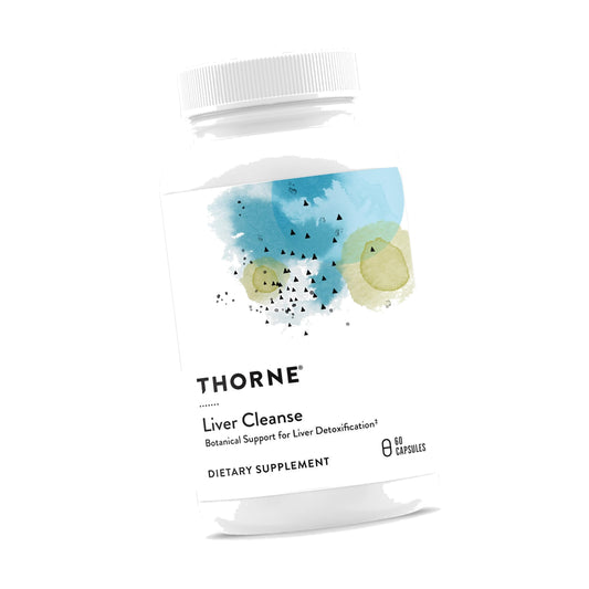 THORNE Liver Cleanse, Berberine HCl & Milk Thistle, 60 Capsules