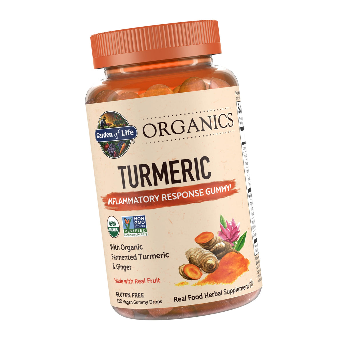 Garden of Life Organics Turmeric Inflammatory Response Gummies