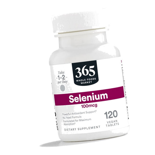 365 by Whole Foods Market, Selenium 100mcg, Vegan, 120 Tablets