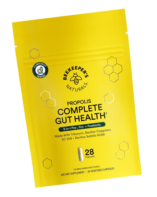 Beekeeper's Naturals Complete Gut Health, 3-in-1 Pre, Post, Probiotics 28ct