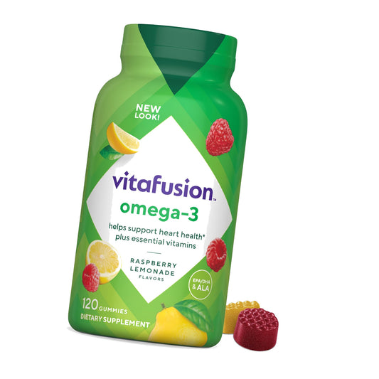 Vitafusion Omega 3 Gummies | 120 Adult Gummy Vitamins | EPA, DHA & ALA