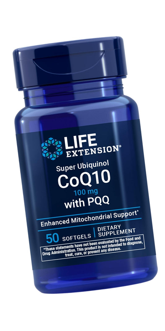 Life Extension Super Ubiquinol CoQ10 with PQQ, 50 Softgels