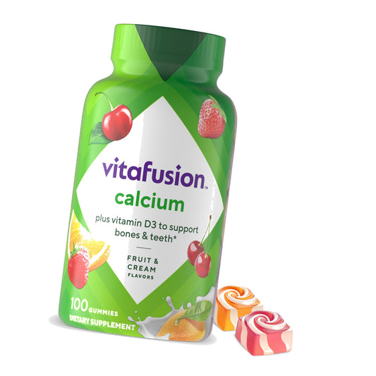 Vitafusion Calcium Gummies 500 mg Per 2 Gummies with Vitamin D3