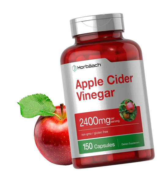 Horbäach Apple Cider Vinegar Capsules | 2400mg | 150 Count
