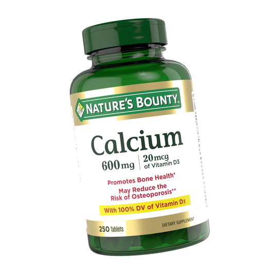 Nature's Bounty Calcium Carbonate & Vitamin D, 250 Tablets