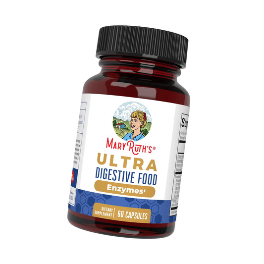 MARYRUTH'S Ultra Digestive Enzymes, Gut Health Supplement, 60 Count, Lipase