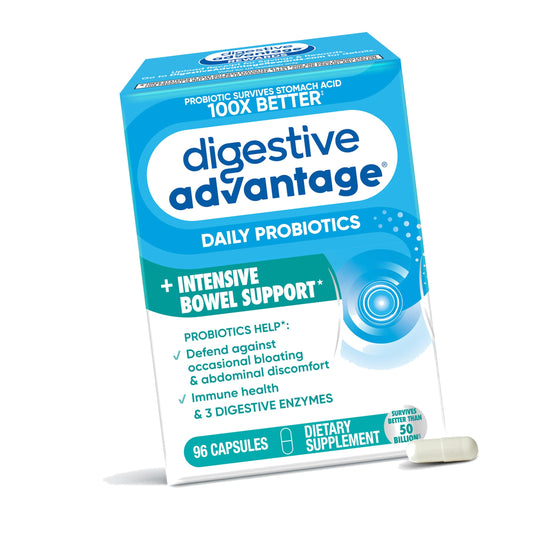 Digestive Advantage Daily Probiotics, IBS - 96 ct Capsules