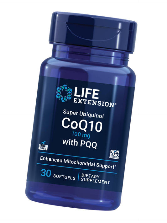 Life Extension Super Ubiquinol CoQ10 with PQQ, Heart Health, 30 Softgels
