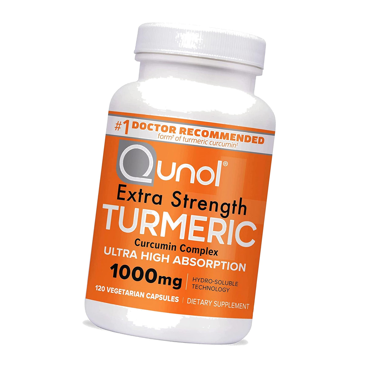 Qunol Turmeric Curcumin 1000mg, Ultra High Absorption Supplement, 120 Count