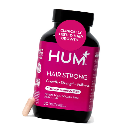 HUM Hair Strong Capsules, Hair Growth Support, 30 Count