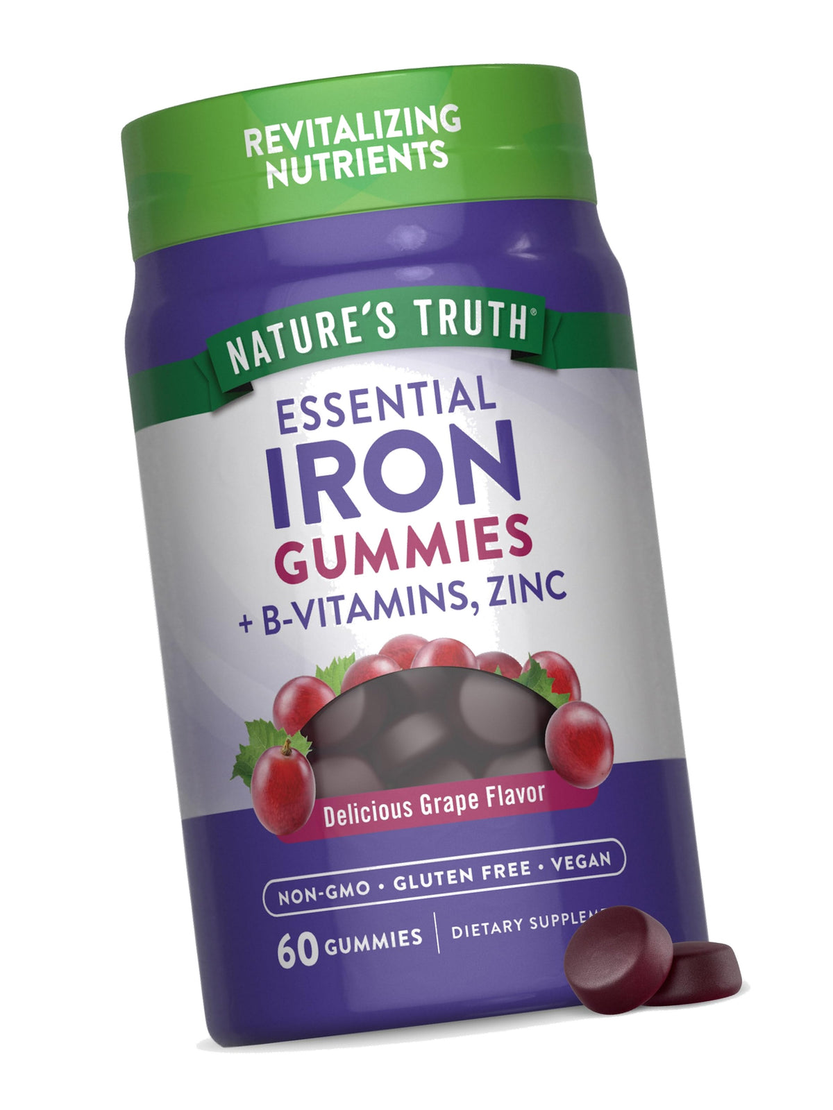 Nature's Truth Iron Gummies | 60 Count