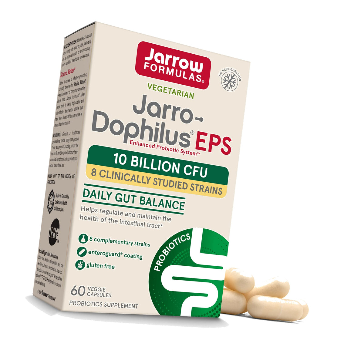 Jarrow Jarro Dophilus Probiotics - Probiotic Supplement, Gut Health, 60 Ct