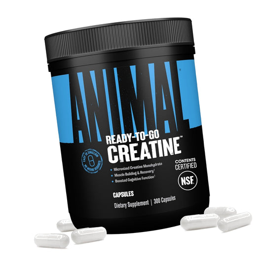 Animal Creatine Monoydrate Powder Capsules for Men & Women | 300 Count