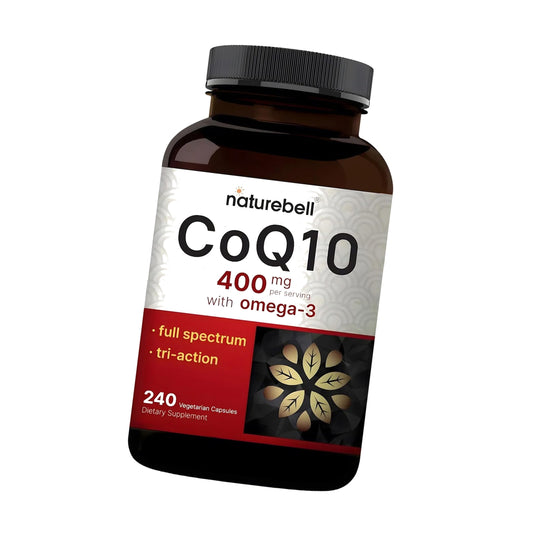 NatureBell CoQ10 400mg with Omega-3, 240 Capsules