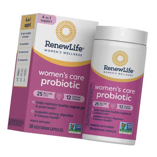 Renew Life Women's Probiotic 25 Billion CFU | 30 Vegetarian Capsules