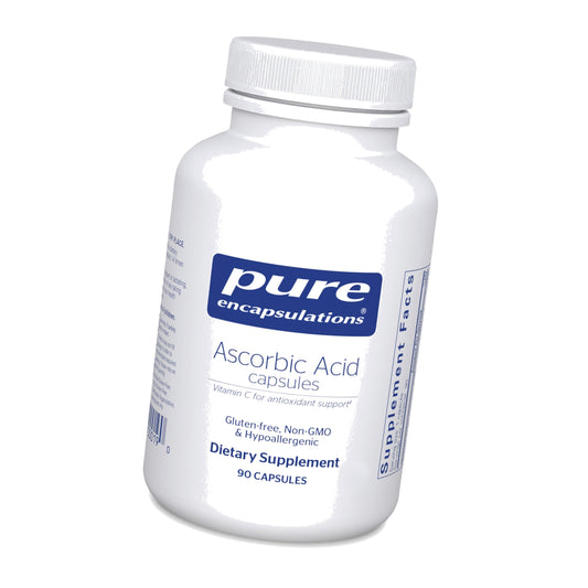 Pure Encapsulations Ascorbic Acid Capsules, 90 Capsules