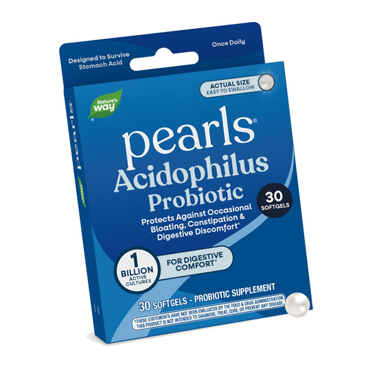 Nature's Way Probiotic Pearls Acidophilus Softgels, 1 Billion CFU, 30 ct