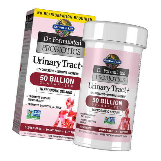 Garden of Life Dr. Formulated Probiotics Urinary Tract+, Shelf Stable, 60ct