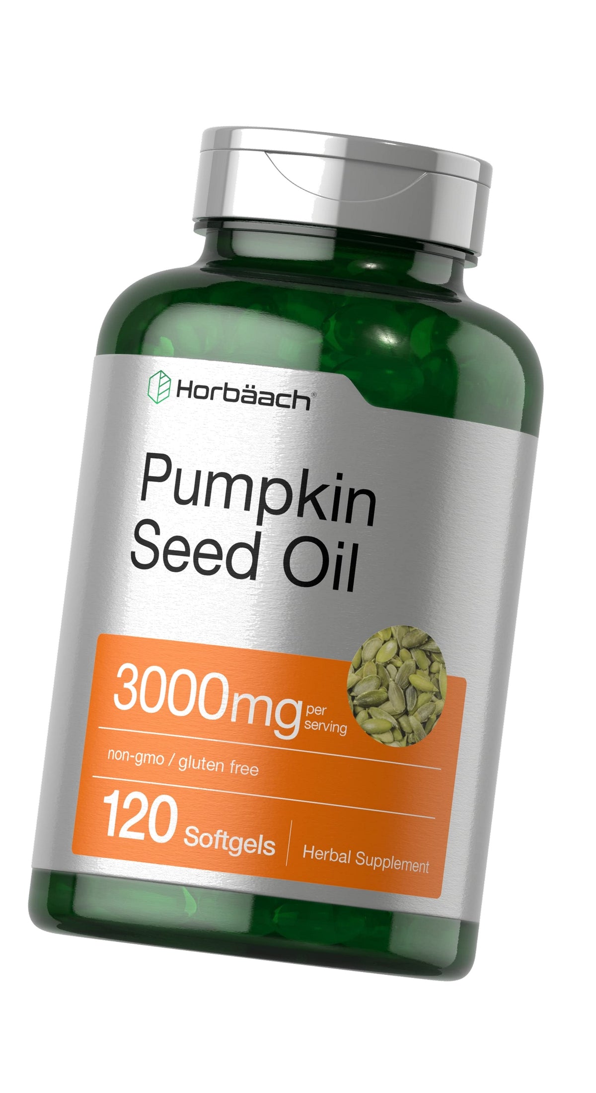 Horbäach Pumpkin Seed Oil 3000mg | 120 Softgel Capsules
