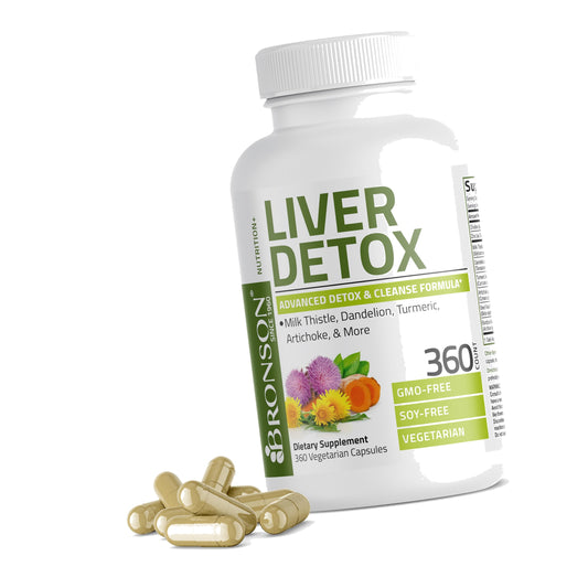 Bronson Liver Detox Advanced Detox & Cleansing Formula 360 Capsules