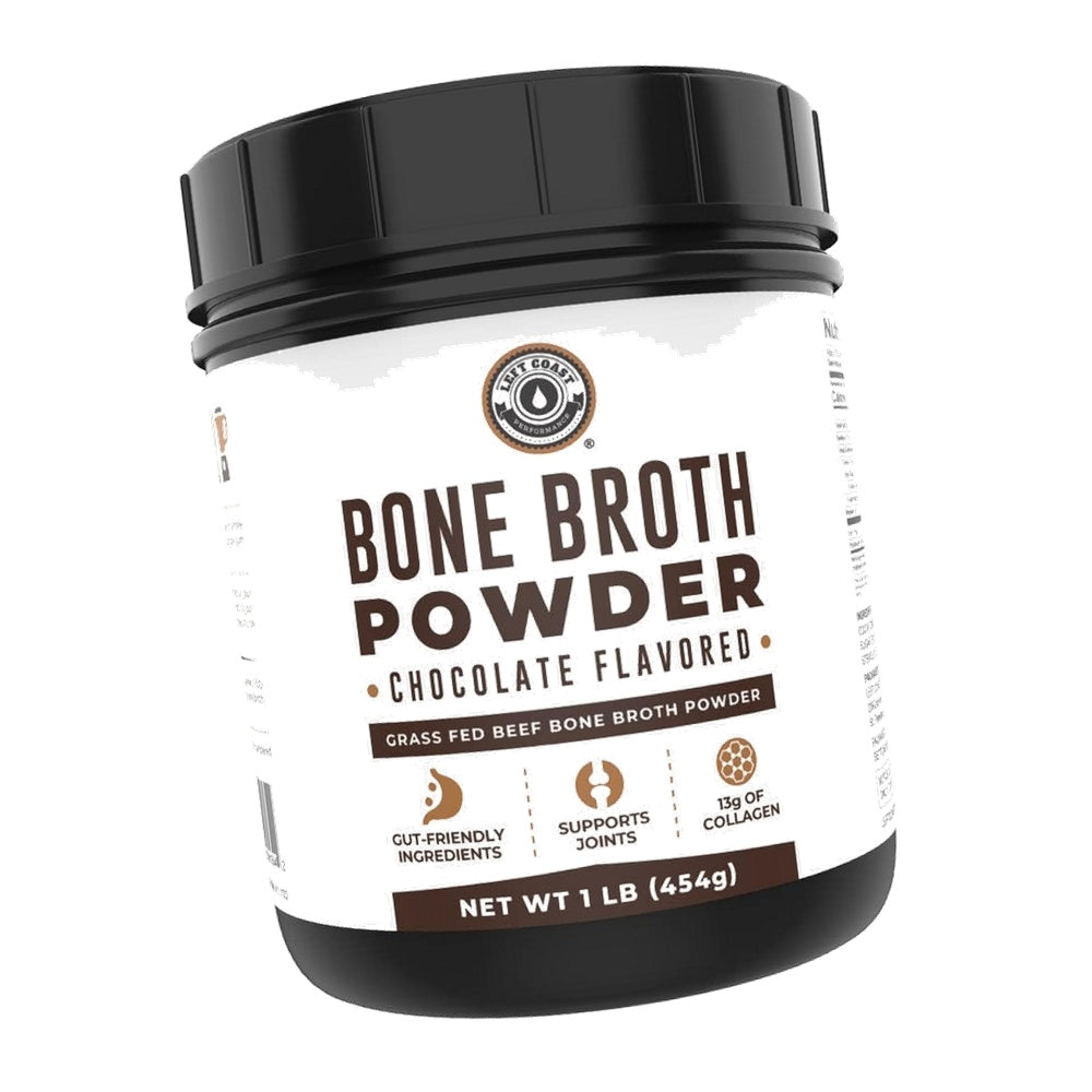 Bone Broth Protein Powder From Grass Fed Beef, Chocolate, 16oz