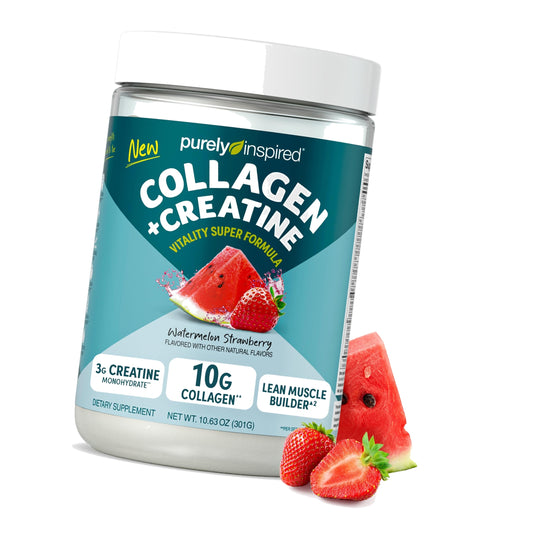 Purely Inspired Collagen & Creatine Powder, Watermelon Strawberry