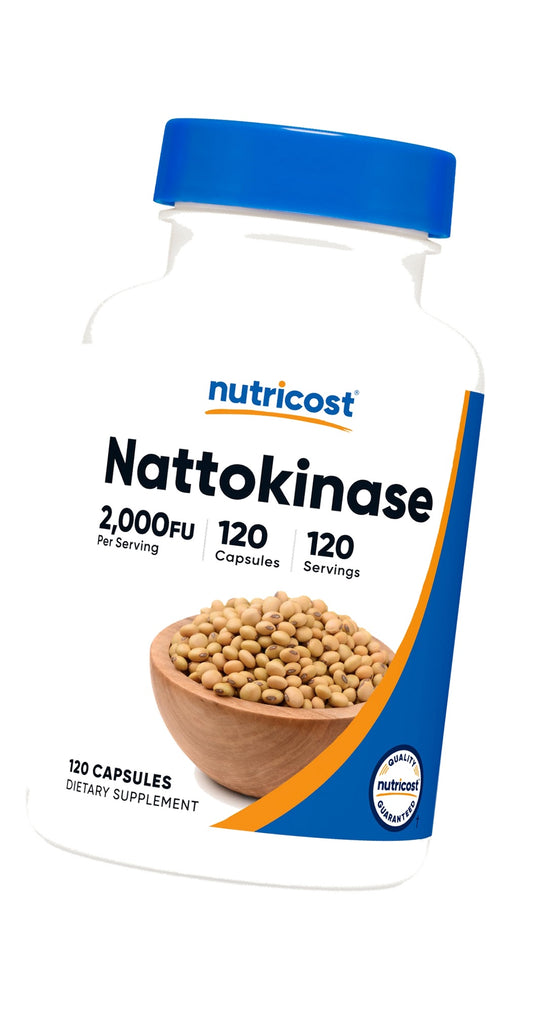 Nutricost Nattokinase 2,000FU, 120 Capsules, Gluten Free, GMO-Free