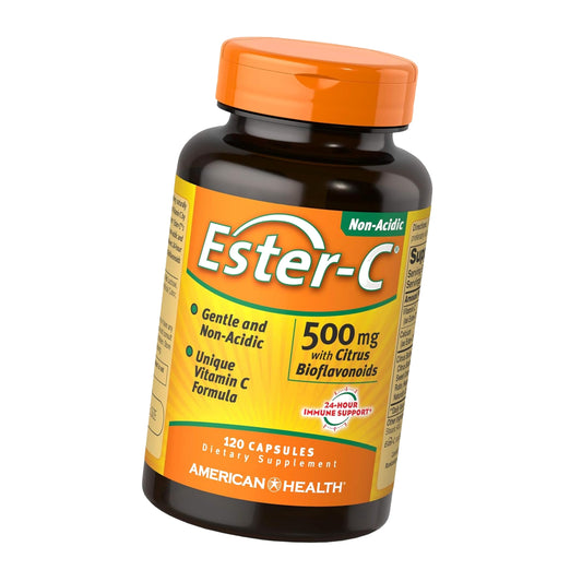 AMERICAN HEALTH Ester-C w/Citrus Bioflavonoids Capsules, 500mg, 120ct