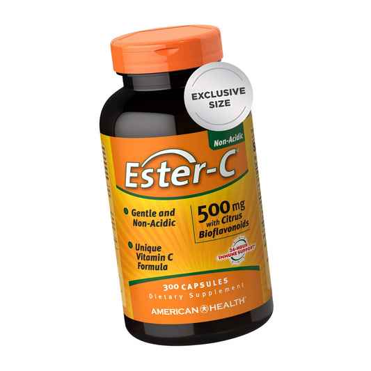 American Health Ester-C w/Citrus Bioflavonoids Capsules, 500mg, 300ct