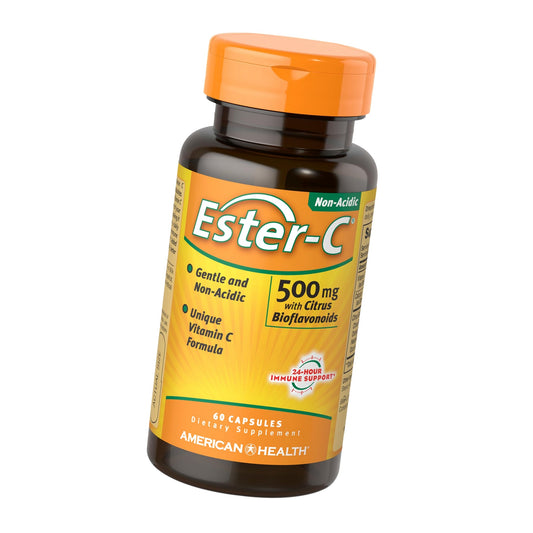 American Health Ester-C w/Citrus Bioflavonoids Capsules, 500mg, 60ct