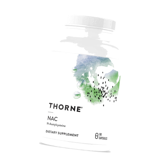 THORNE NAC, 500 mg N-Acetylcysteine, Amino Acid Supplement, 90 Capsules