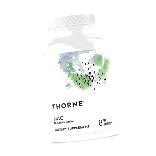 THORNE NAC, 500 mg N-Acetylcysteine, Amino Acid Supplement, 180 Capsules