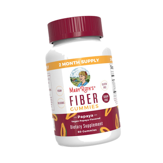 MARYRUTH'S Fiber Gummies for Adults, Sugar Free, 60 Count, 2 Month Supply