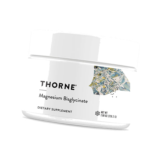 THORNE Magnesium Bisglycinate, Powdered Magnesium Formula, 60 Servings