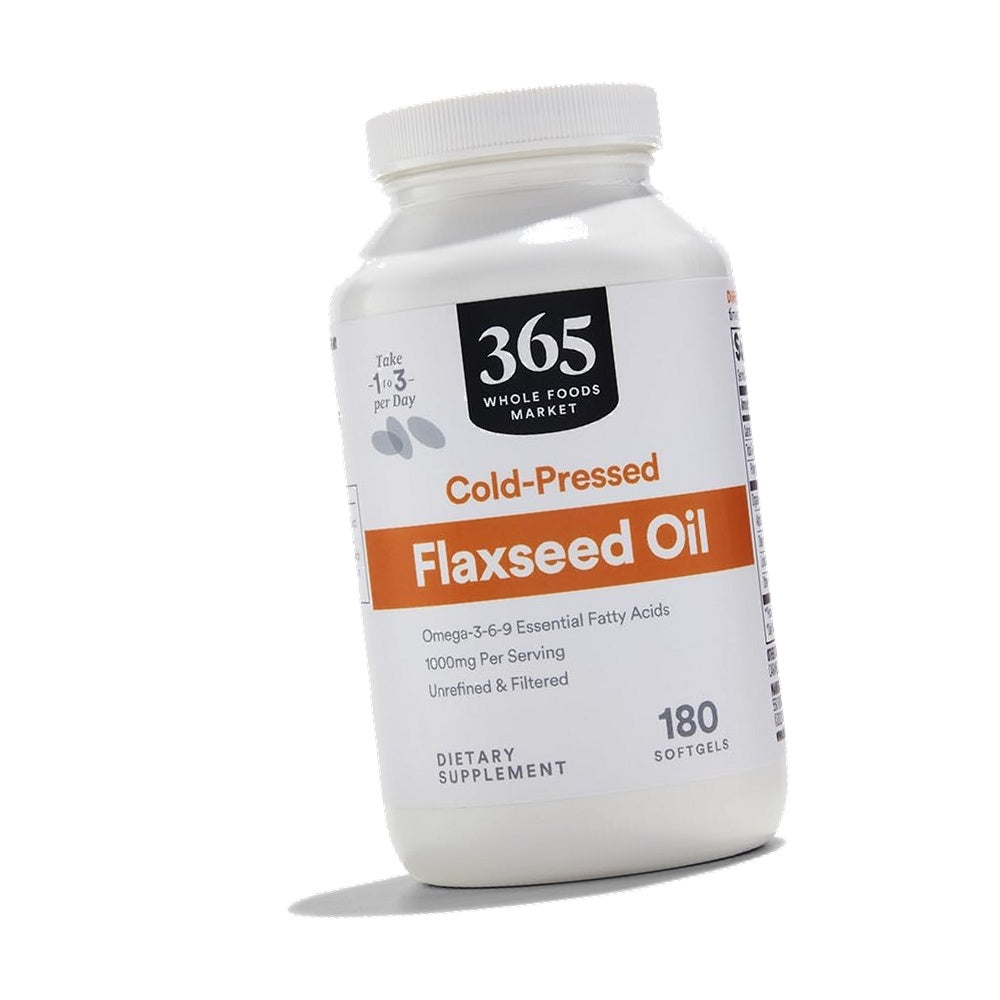 365 by Whole Foods Market, Flax Seed Oil, 180 Count