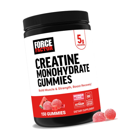 Force Factor Creatine Monohydrate Gummies, NSF Certified