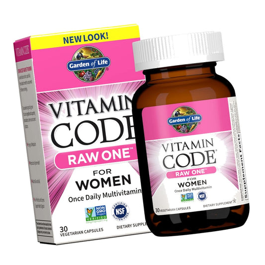 Garden of Life Vitamin Code RAW ONE for Women Once Daily Multivitamin