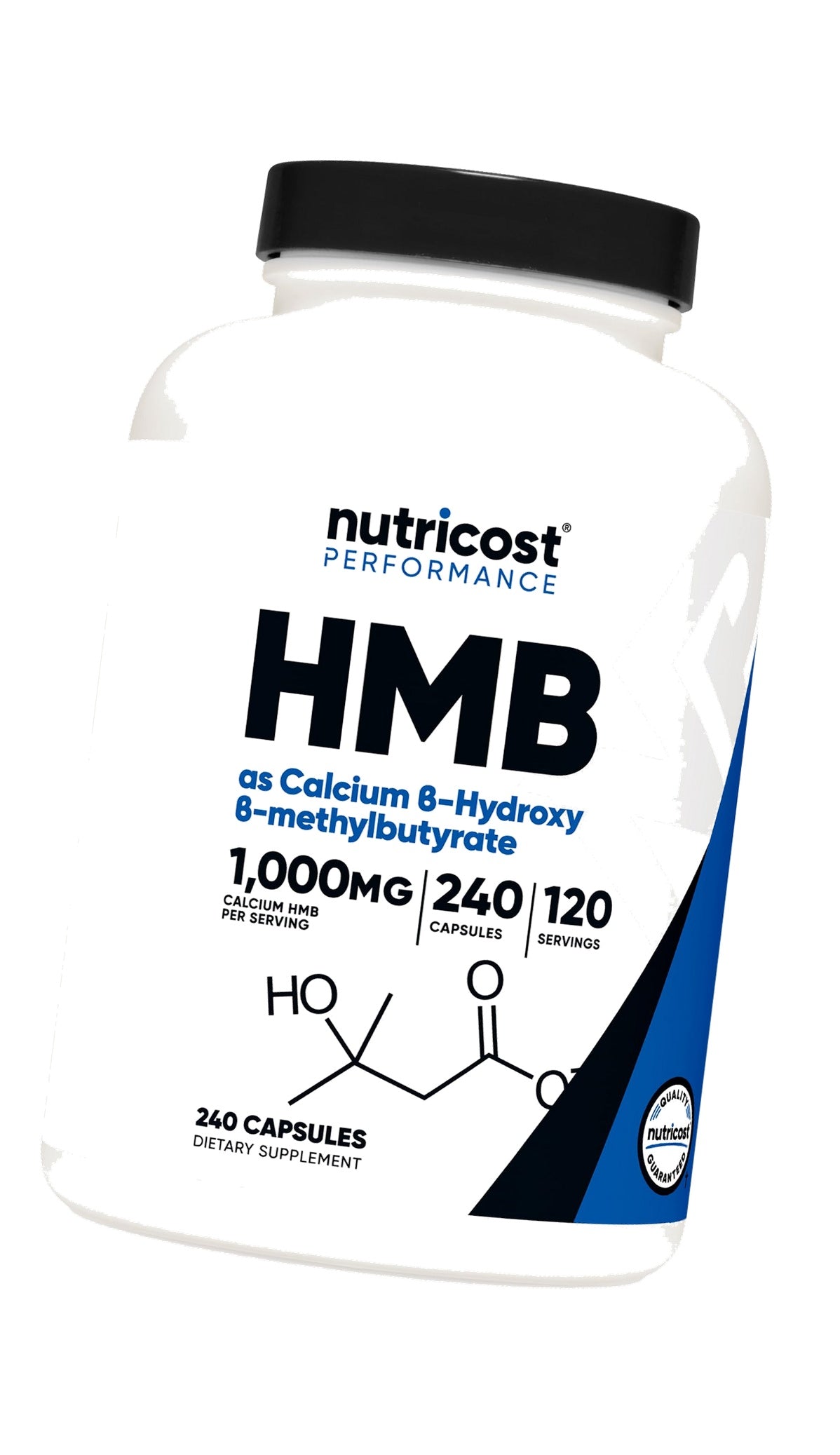 Nutricost HMB (Beta-Hydroxy Beta-Methylbutyrate) 1000mg, 240 Capsules