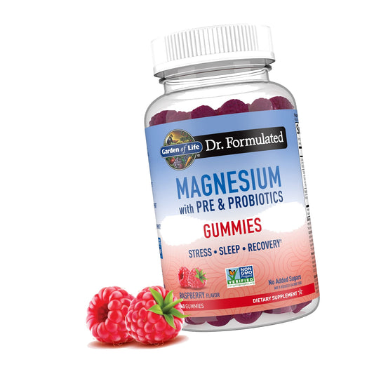 Garden of Life Dr. Formulated Magnesium Gummies, Raspberry Flavor, 60ct