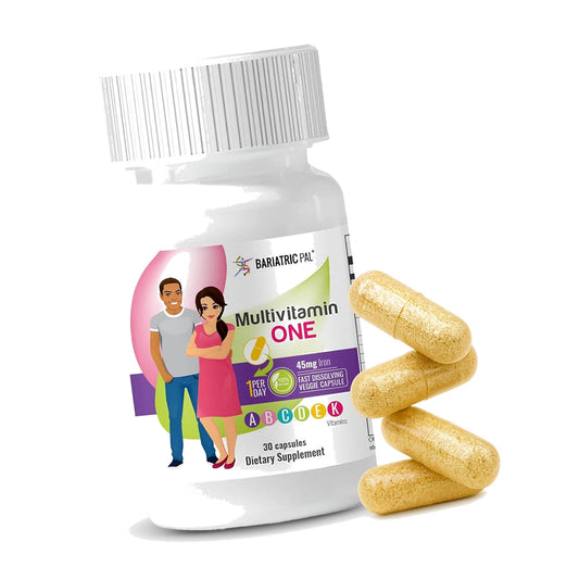 BariatricPal Capsule Bariatric Multivitamin, 1 per Day, 45mg Iron, 30 Ct