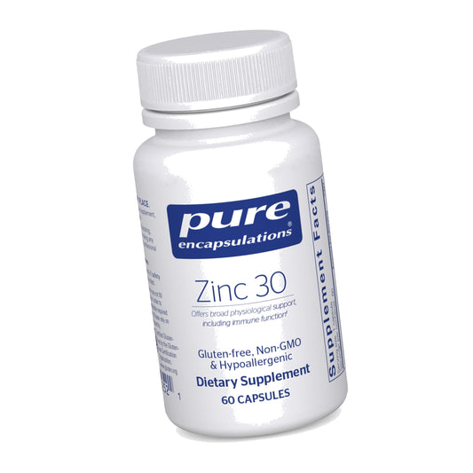 Pure Encapsulations Zinc 30 mg, 60 Capsules