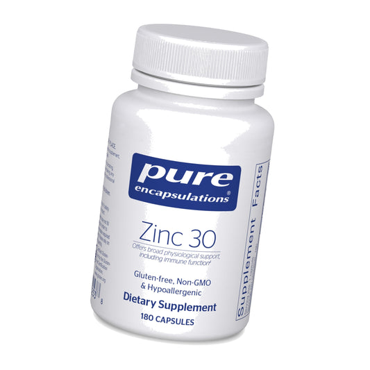 Pure Encapsulations Zinc 30 mg, 180 Capsules