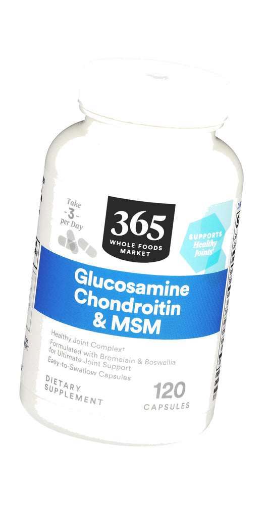 365 by Whole Foods Market, Glucosamine Chondroitin and MMS, 120 Capsules