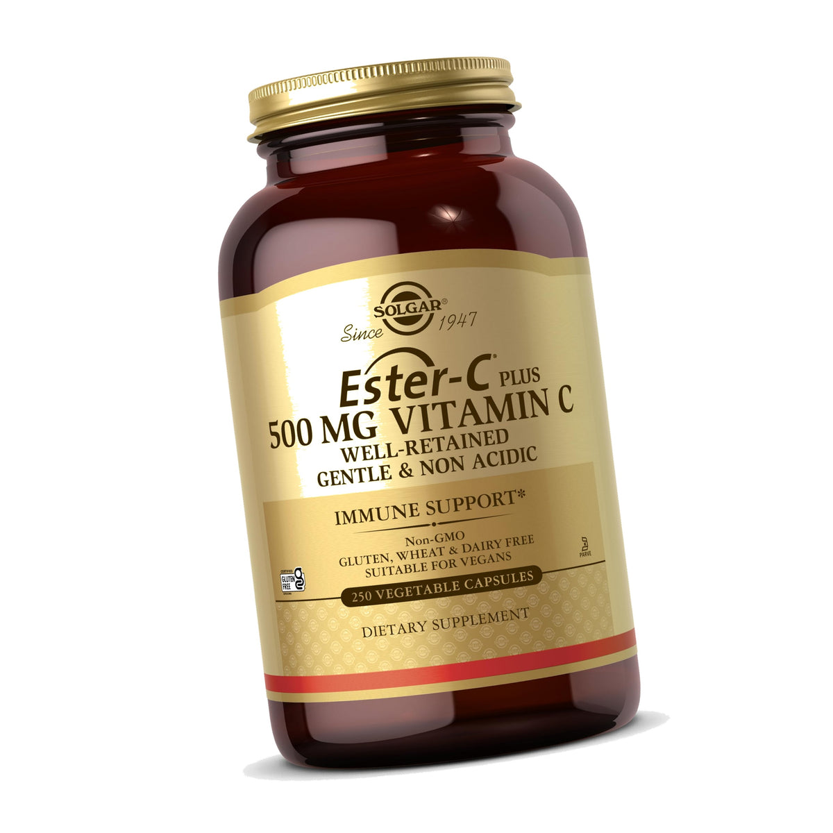 Solgar Ester-C Plus 500 mg Vitamin C (Ascorbate Complex), 250 Servings